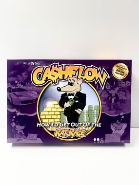New In Box Rich Dad Cashflow How To Get Out of the Rat Race Board Game